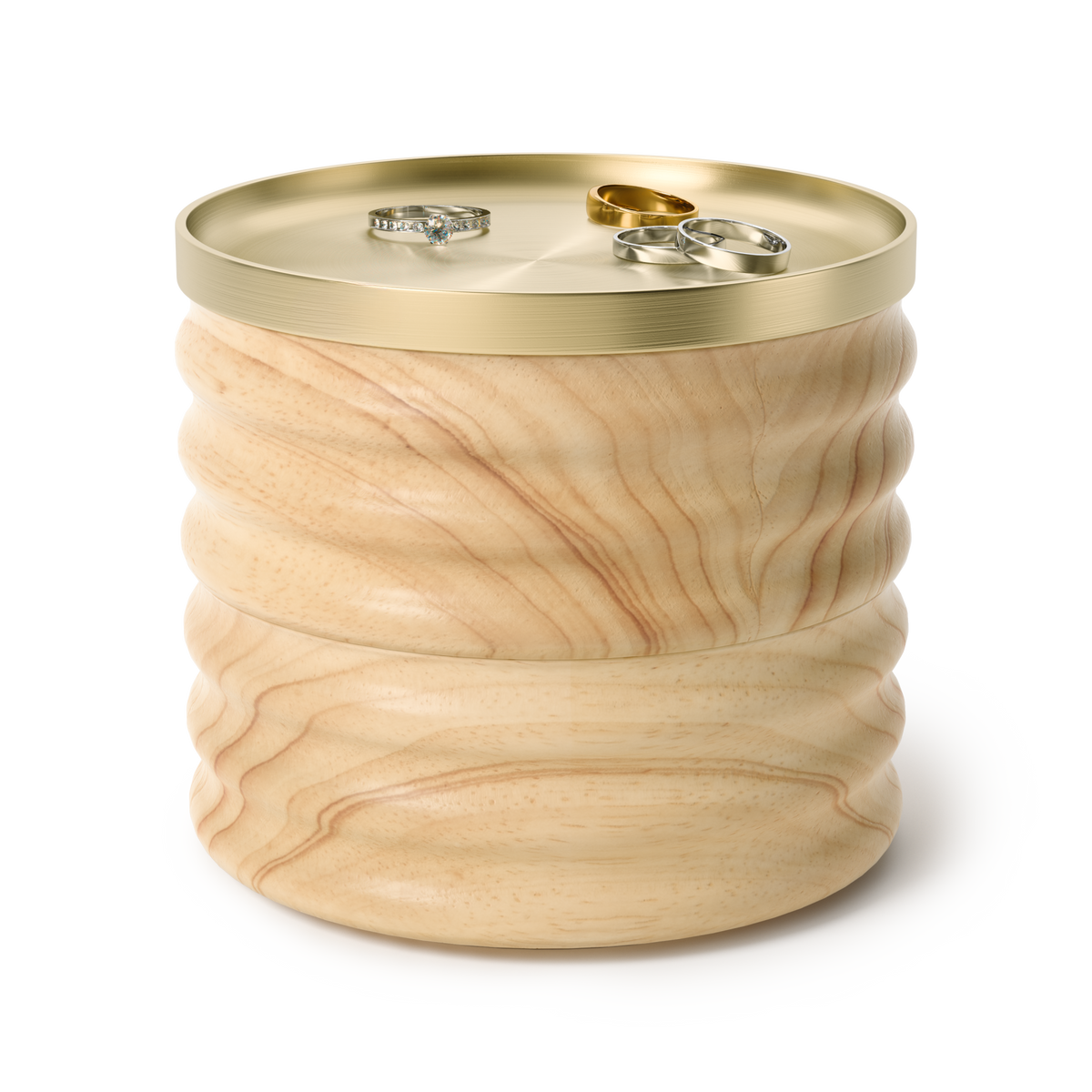 Tesora Wood Storage Box