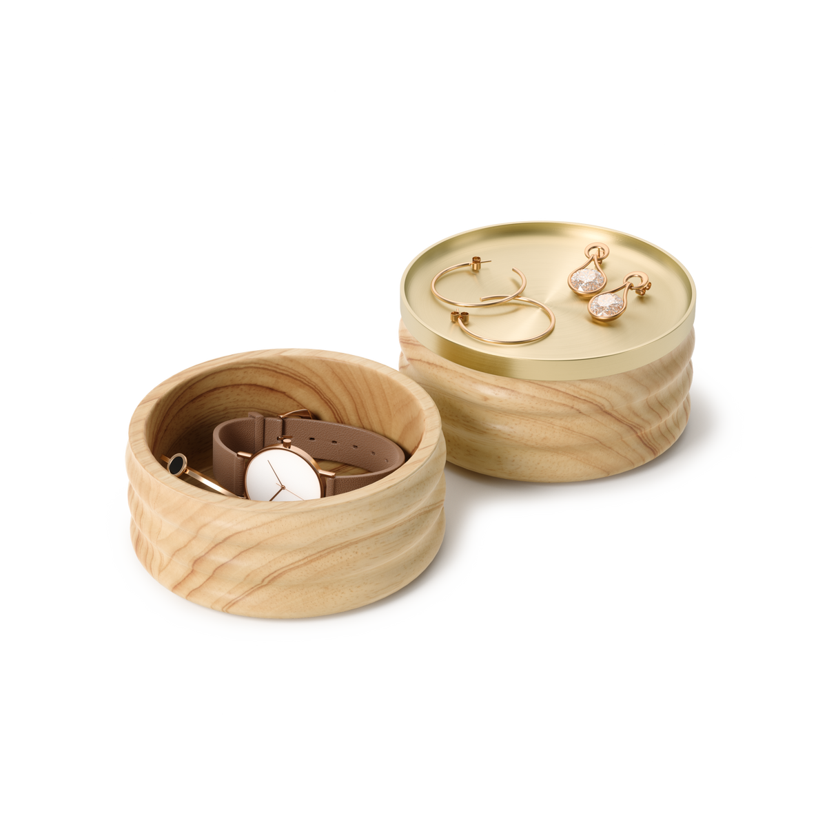 Tesora Wood Storage Box
